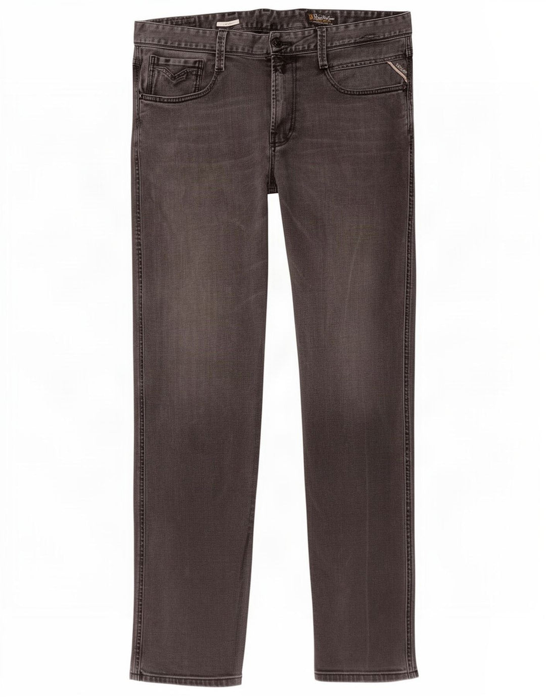 Мужские прямые джинсы Replay W36 L32 серые
