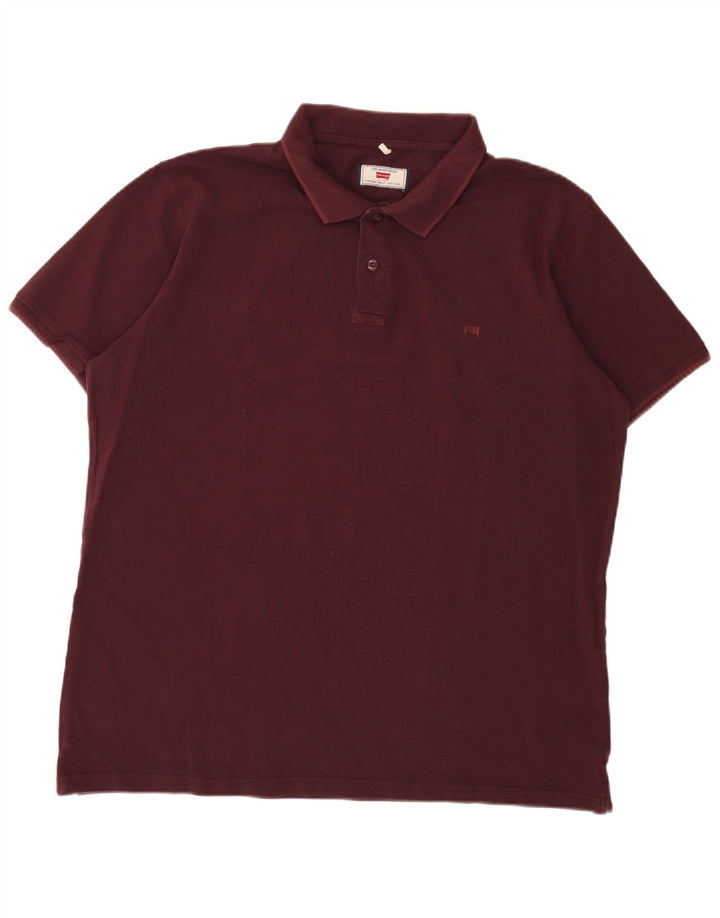 Мужская рубашка поло Carrera Regular 2XL бордовый хлопок