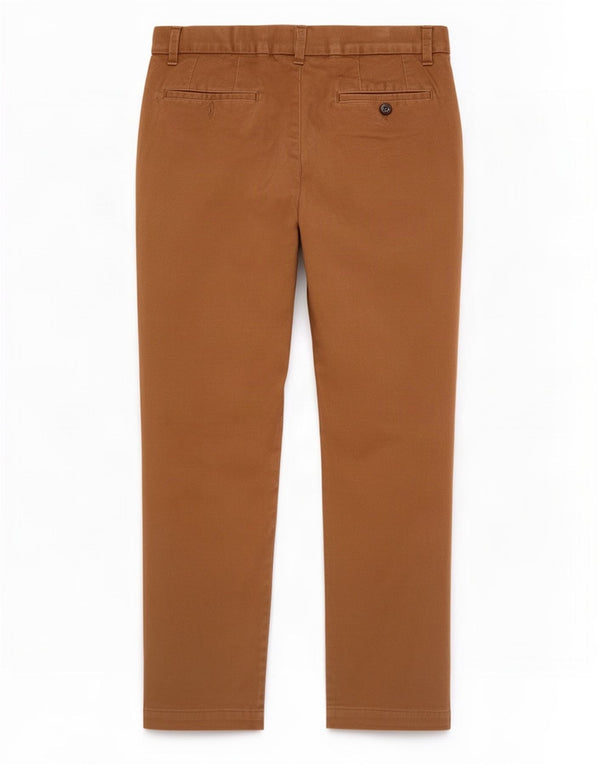 Мужские прямые брюки чинос Marks & Spencer Blue Harbour W34 L31 коричневые