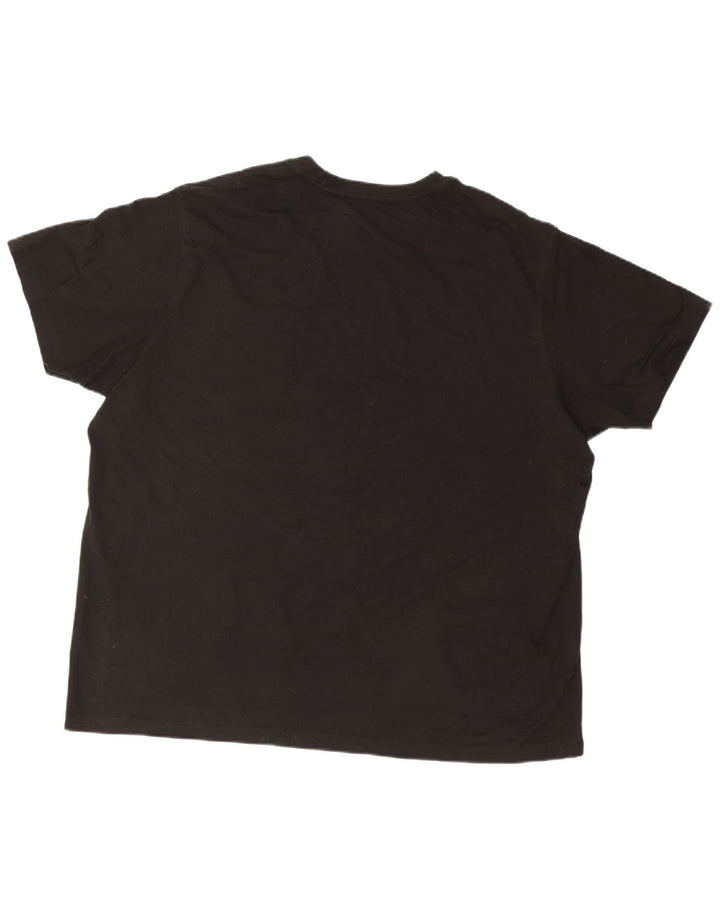 EDDIE BAUER Mens T-Shirt Top 3XL Black Cotton