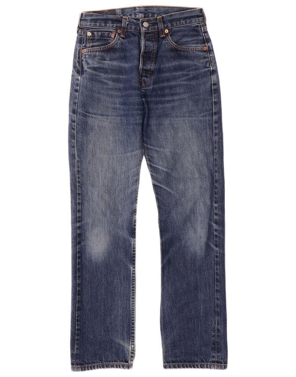 Женские прямые джинсы LEVI'S 501 W29 L32 Синие, хлопок