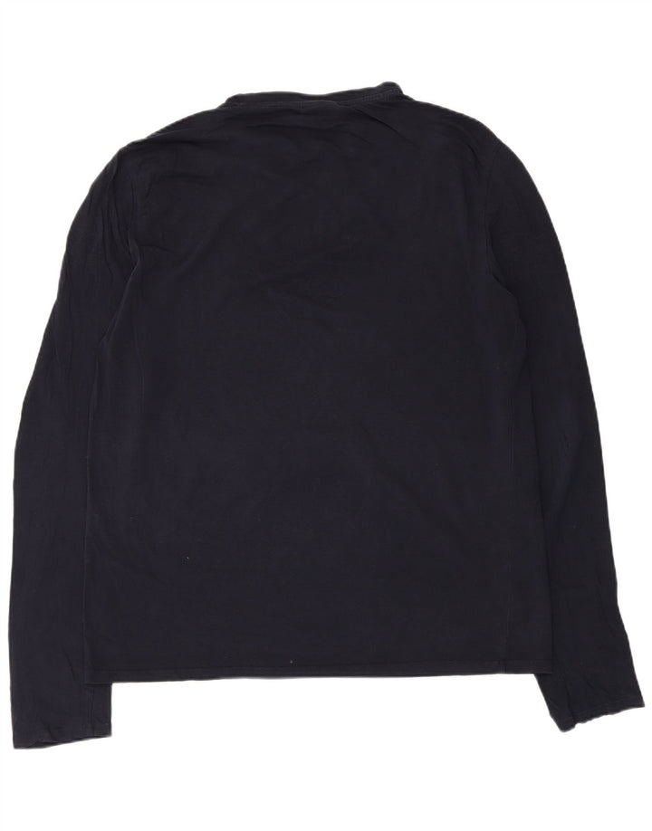 Мужской топ Armani с длинным рукавом 2XL темно-синий