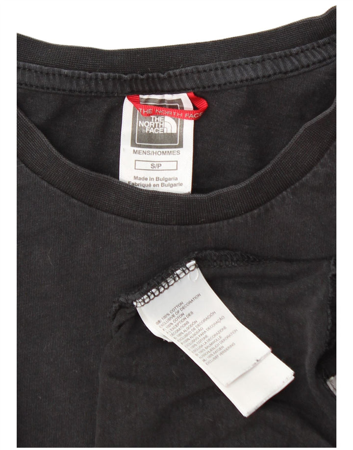 Мужская футболка The North Face, маленький черный хлопковый топ