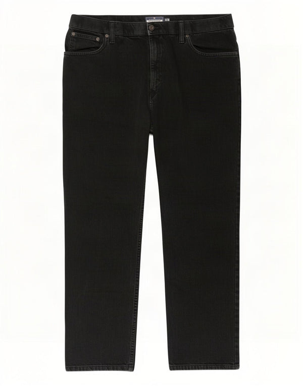 Мужские прямые джинсы Marks & Spencer Blue Harbour W38 L29, черный хлопок