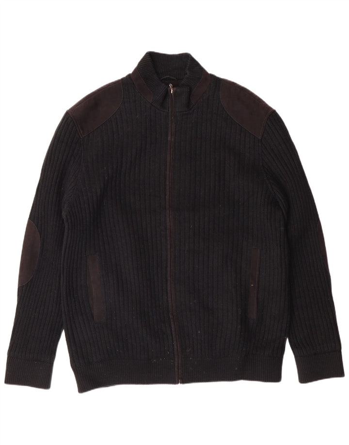 Мужской кардиган Pierre Cardin IT 56 XL Черный Полиэстер