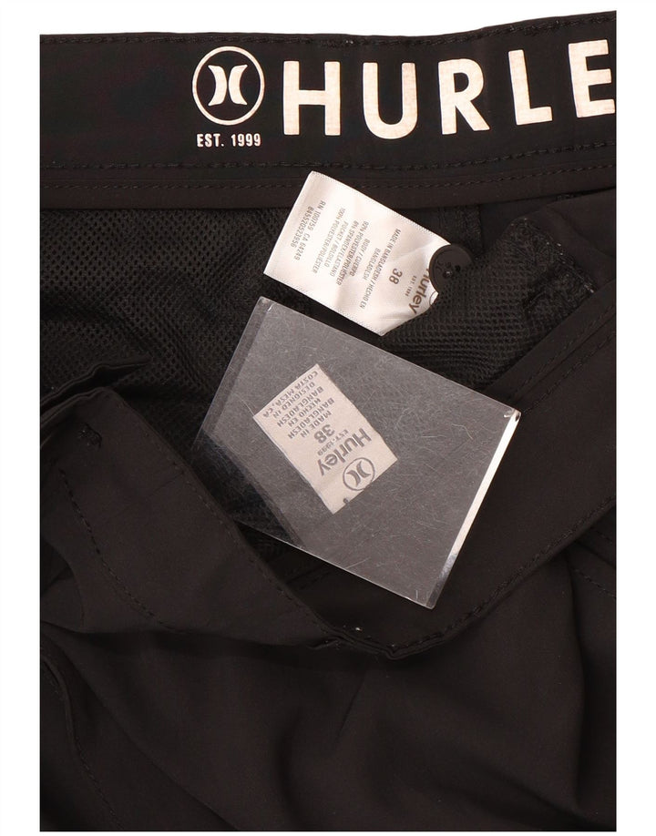 Мужские шорты чинос Hurley W38 XL, черные, полиэстер