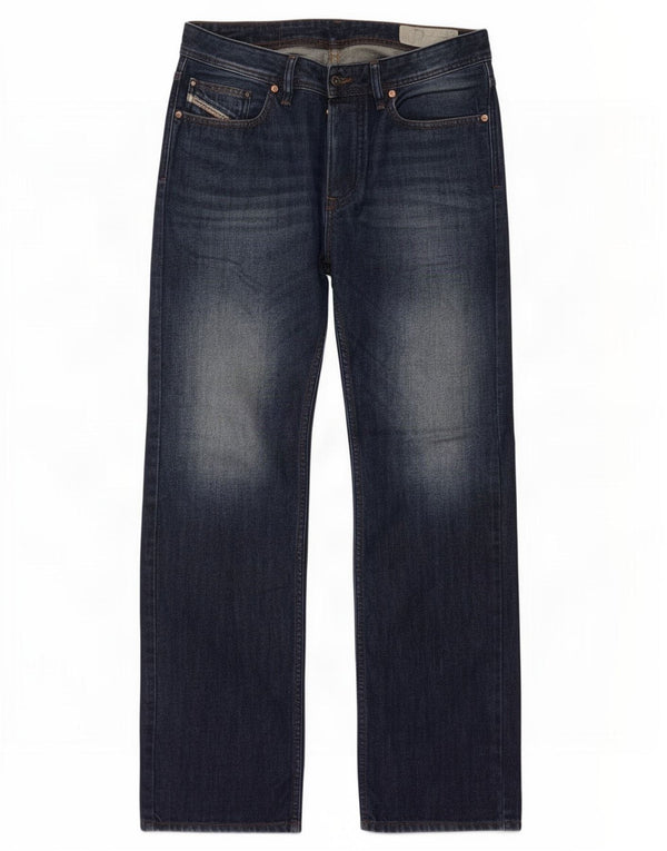 Мужские прямые джинсы Diesel W30 L31 синие, хлопок