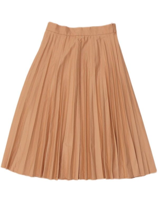 Женская плиссированная юбка Zara XS W24 Бежевая