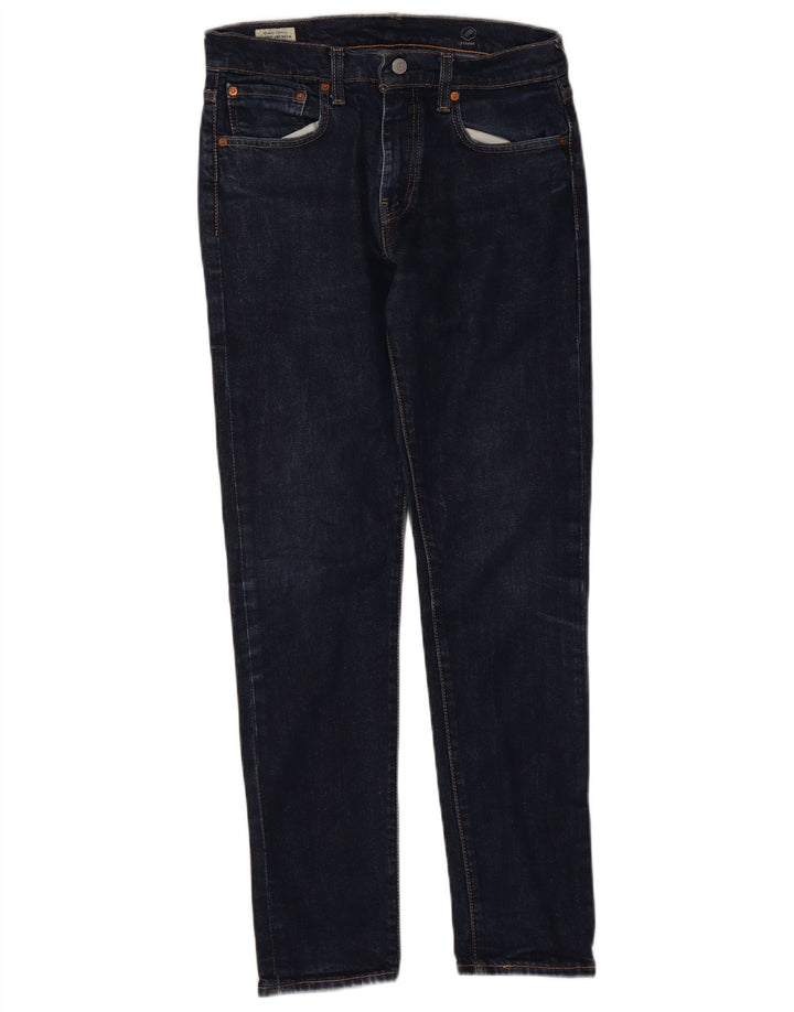 Мужские зауженные джинсы Levi's 512 W32 L32 Темно-синие