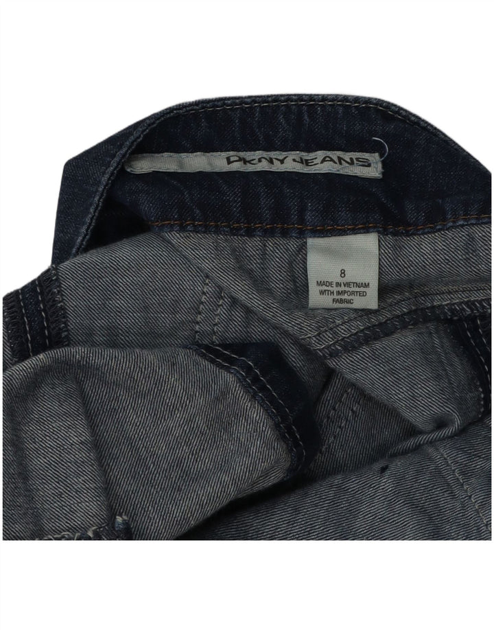 Женская джинсовая мини-юбка Dkny US 8 Medium W32 Синяя