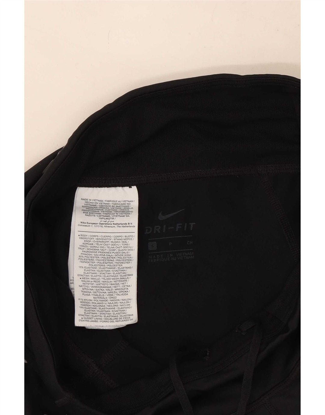 Женские леггинсы Nike UK 8, маленькие черные пятнистые полиэстер