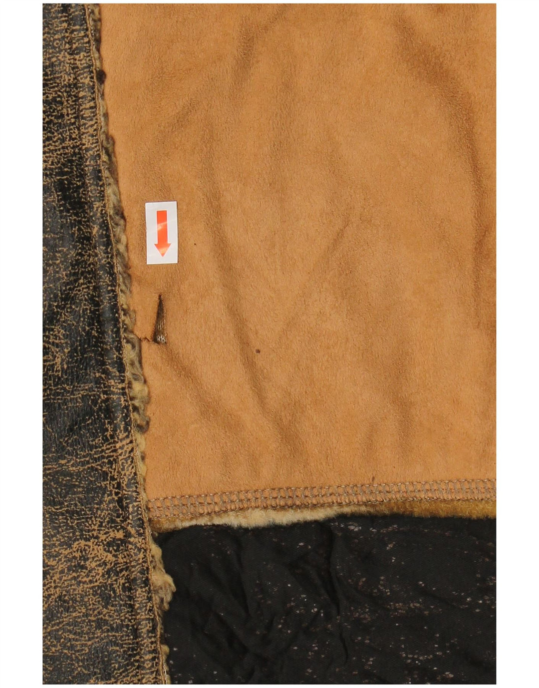 Мужская куртка-шерпа ENERGIE UK 40, большая коричневая лоскутная хлопковая ткань