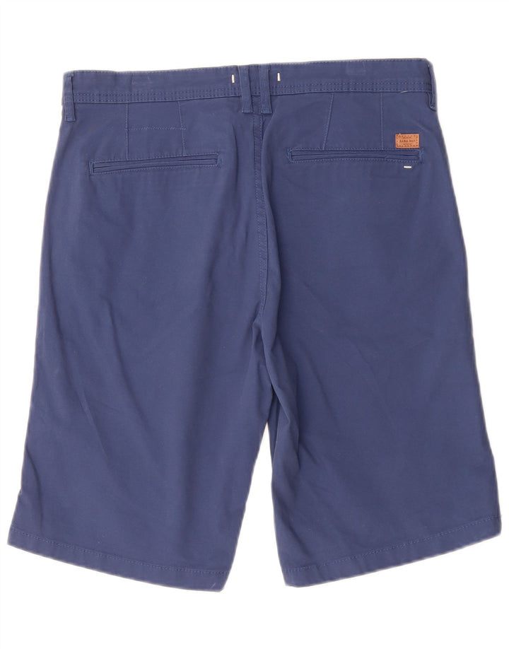 Мужские шорты чинос Zara EU 40 Medium W31 Темно-синие, хлопок