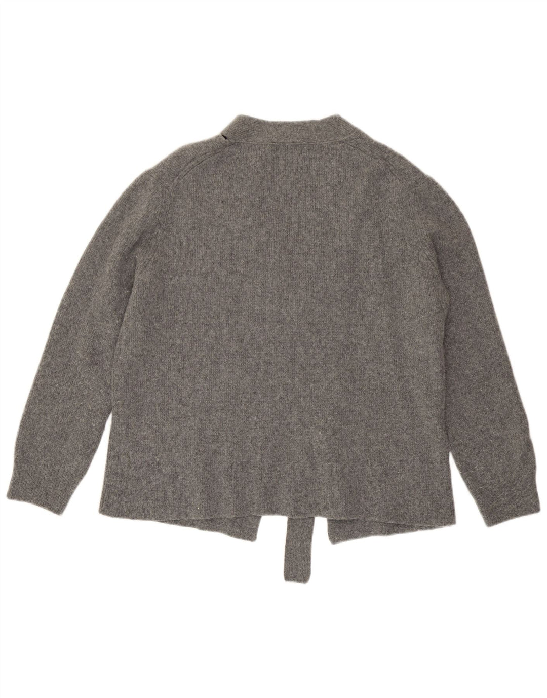 Женский свободный кардиган Zara UK 10, маленький серый шерстяной свитер