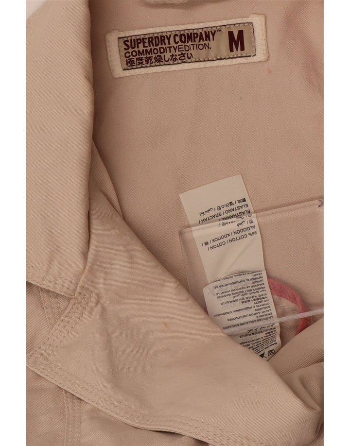 Женский тренч Superdry UK 14, средний бежевый, хлопок