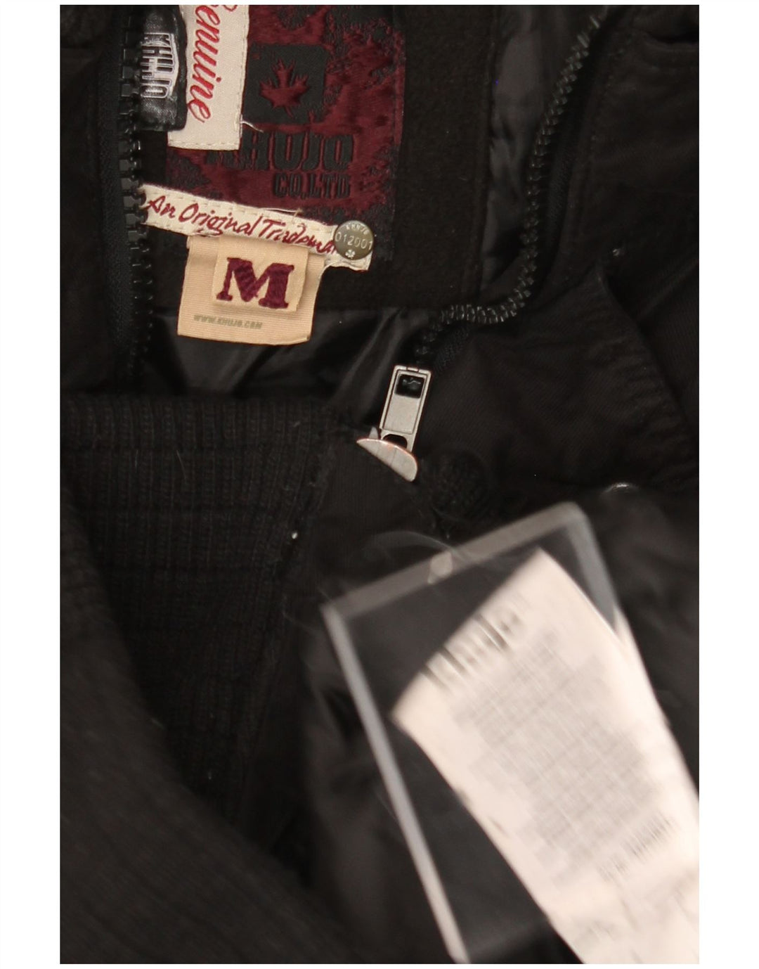 Женская парка KHUJO с капюшоном UK 12, средний черный полиэстер