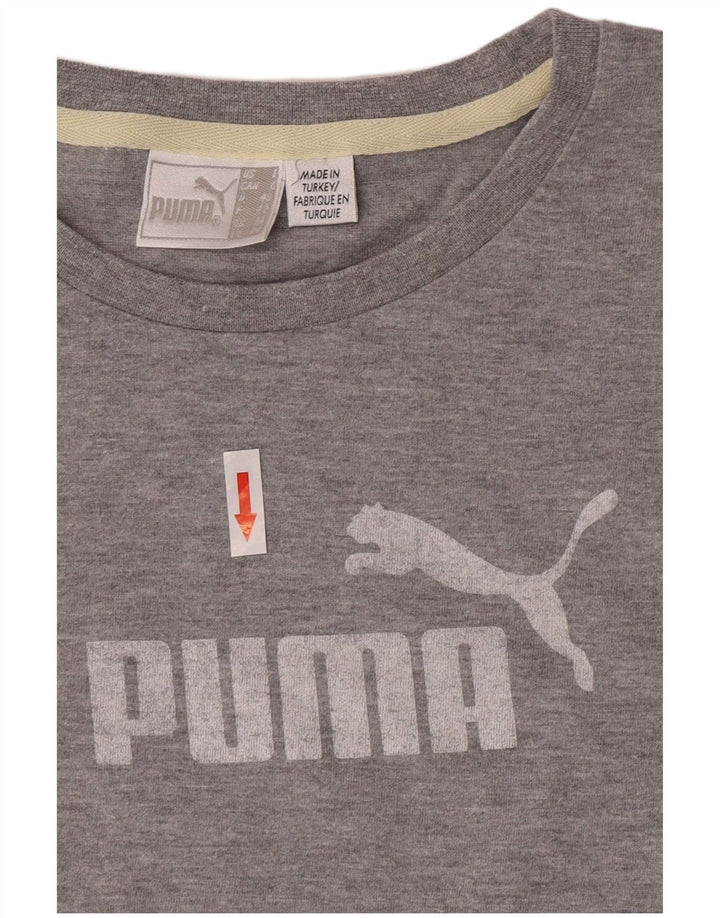 Женский топ с длинным рукавом Puma UK 14, большой серый
