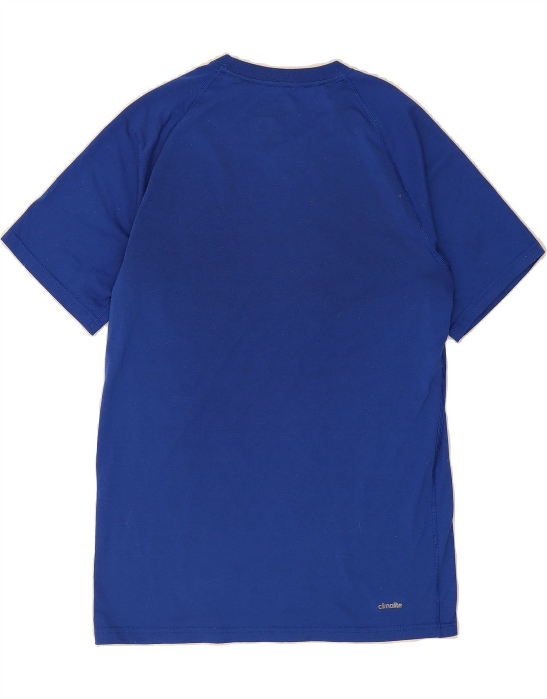 ADIDAS Mens Climalite T-Shirt Top Medium Blue Polyester Vintage Adidas and Second-Hand Adidas from Messina Hembry 