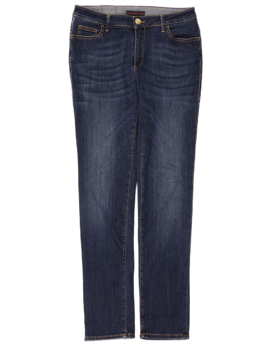 Женские зауженные джинсы Trussardi IT 43 Medium W29 L30 Синие