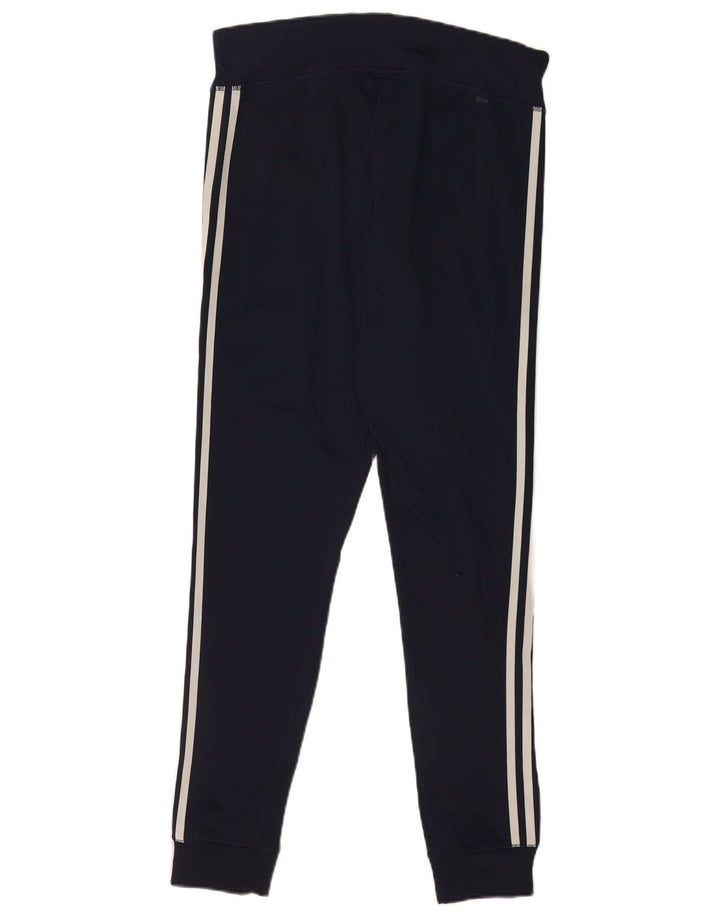 Женские леггинсы Adidas UK 8, маленькие, темно-синие, полиэстер
