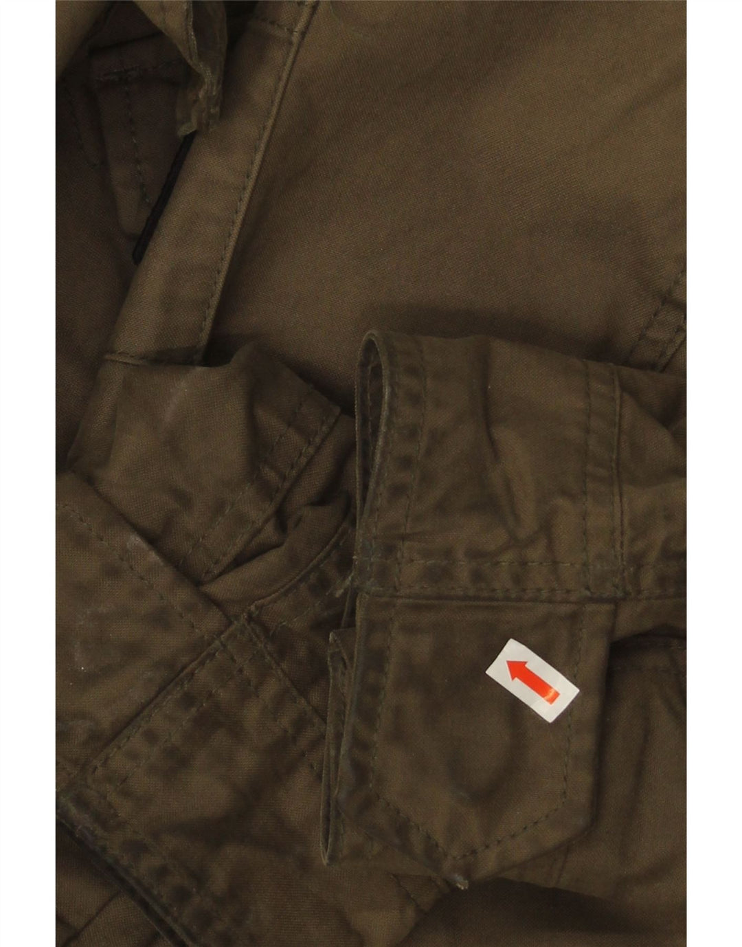 Мужская куртка в стиле милитари Superdry UK 40, большой размер, цвет хаки, хлопок