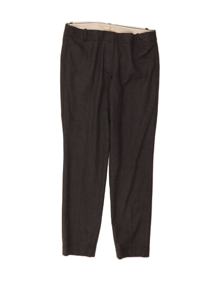 J. CREW Womens Slim Casual Trousers US 6 Medium W30 L29 Grey Wool Vintage J. Crew and Second-Hand J. Crew from Messina Hembry 