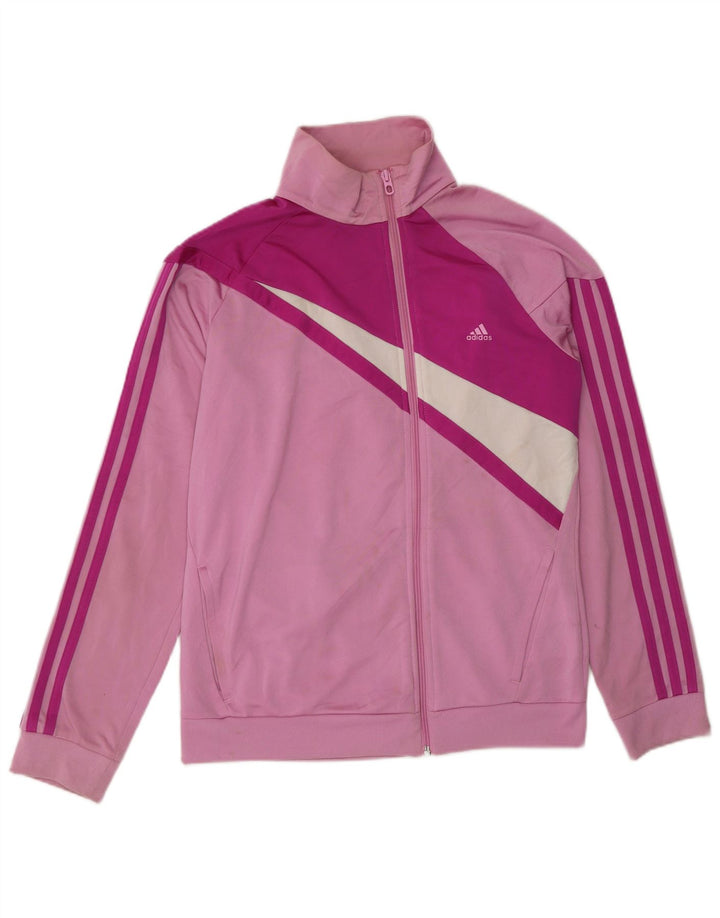 Женский спортивный костюм Adidas Top Jacket UK 12/14 Средний розовый с цветными блоками