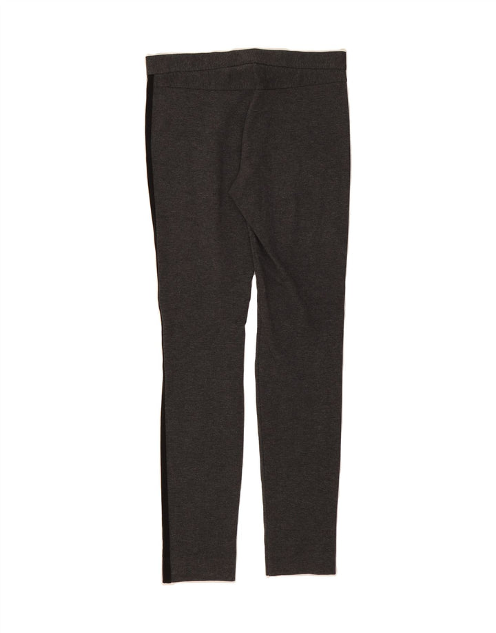 DKNY Womens Leggings US 0 XS Grey Colourblock Cotton Vintage Dkny and Second-Hand Dkny from Messina Hembry 