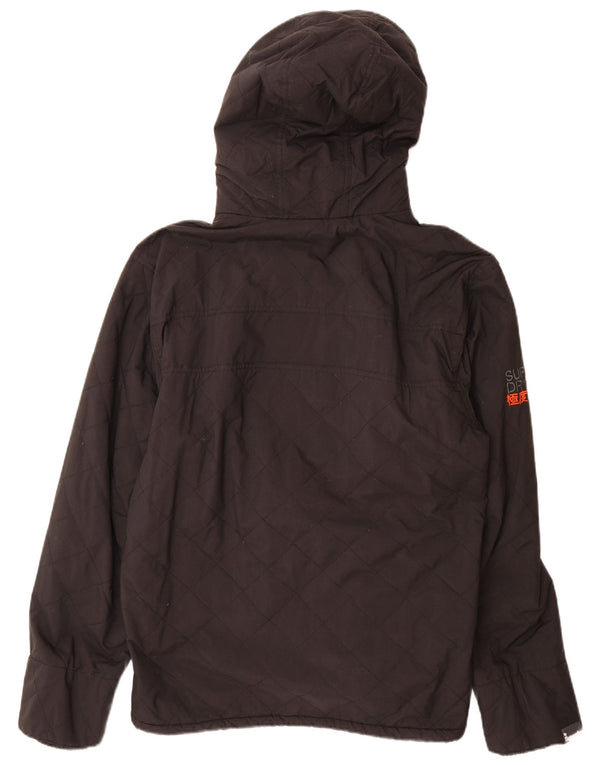 Мужская ветровка с капюшоном Superdry UK 44 2XL, черный нейлон