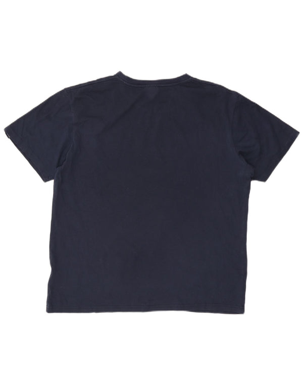 ELLESSE Мужская футболка с рисунком Top XL Темно-синий хлопок