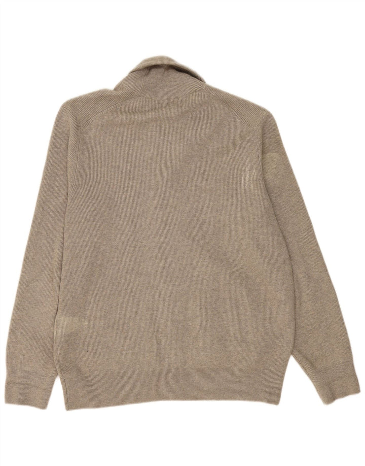 Мужской свитер-кардиган MARKS & SPENCER UK 44/46 XL, серый полиэстер