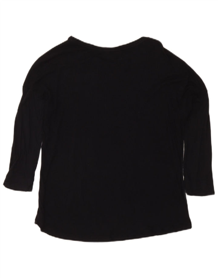 Женский топ Massimo Dutti с рукавом 3/4 UK 12, средний черный