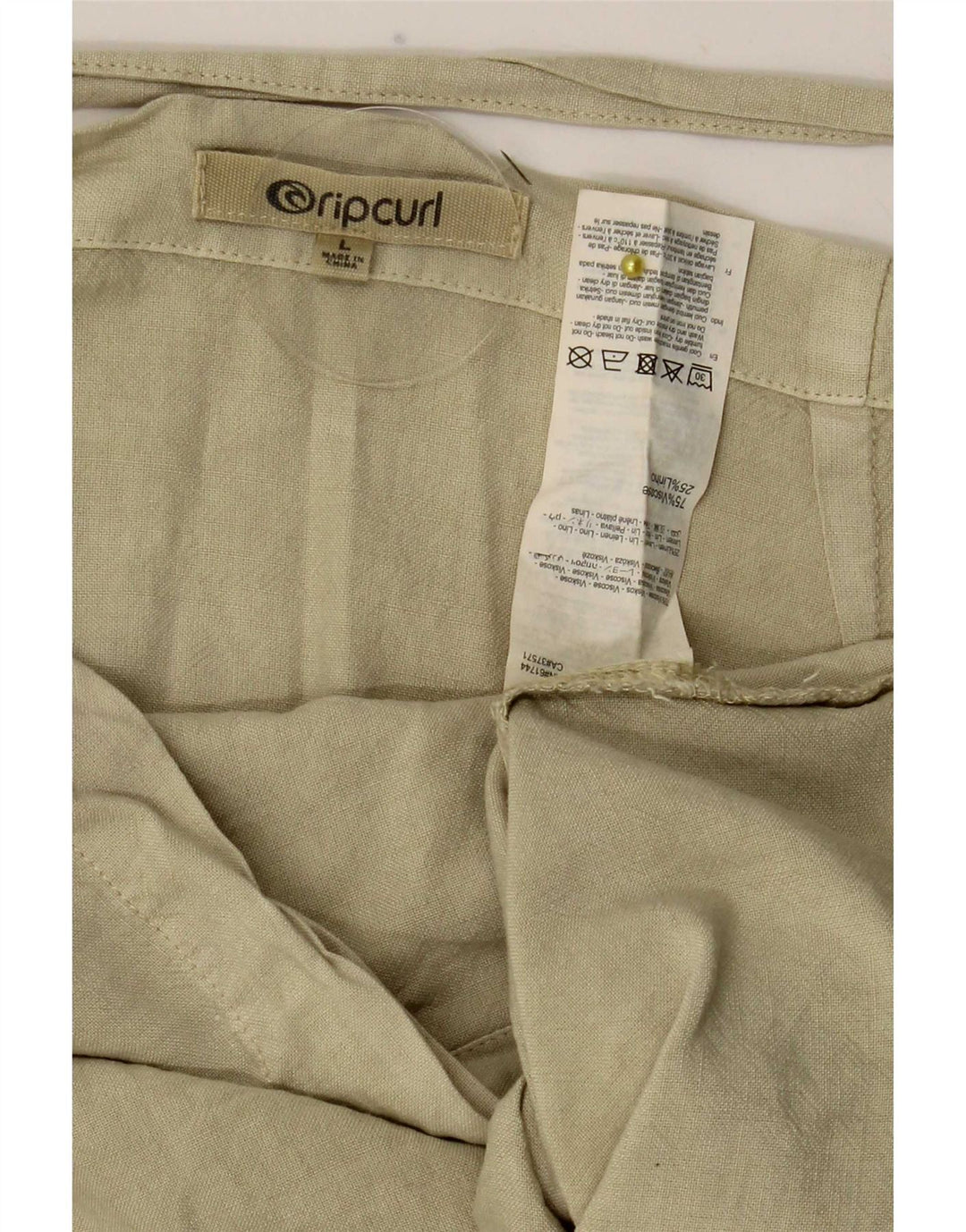 Женская юбка с запахом Rip Curl, большая W30, зеленая вискоза