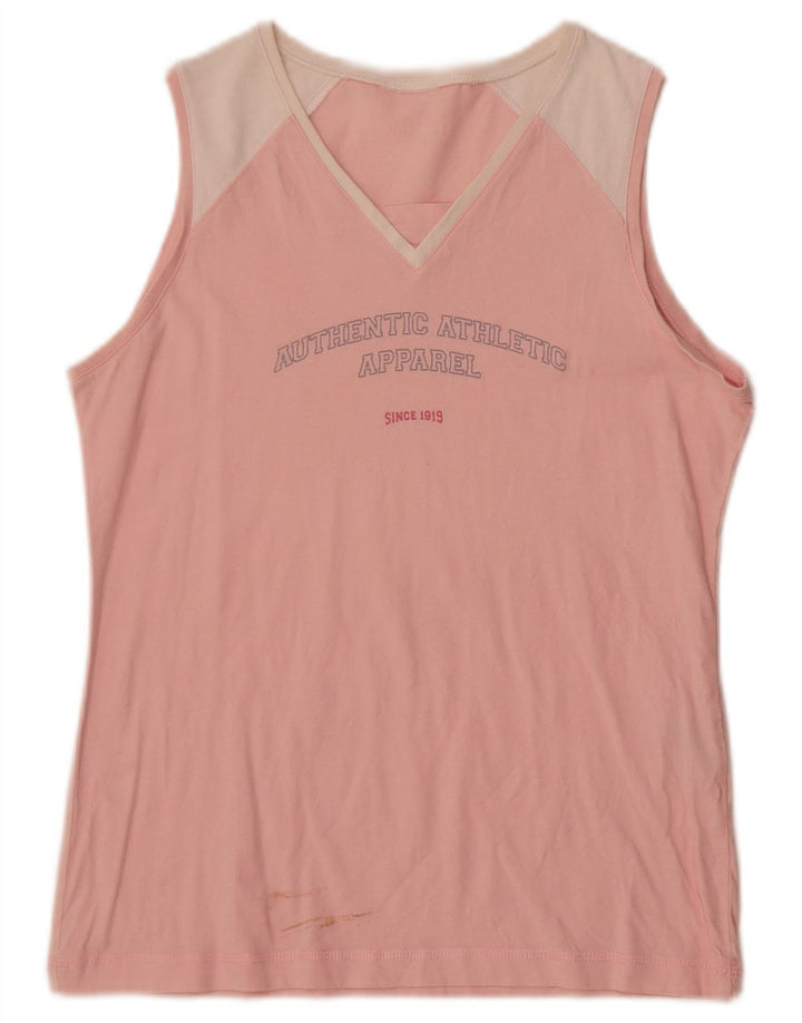 Женский жилет с рисунком Champion UK 12, хлопок среднего розового цвета с цветными блоками