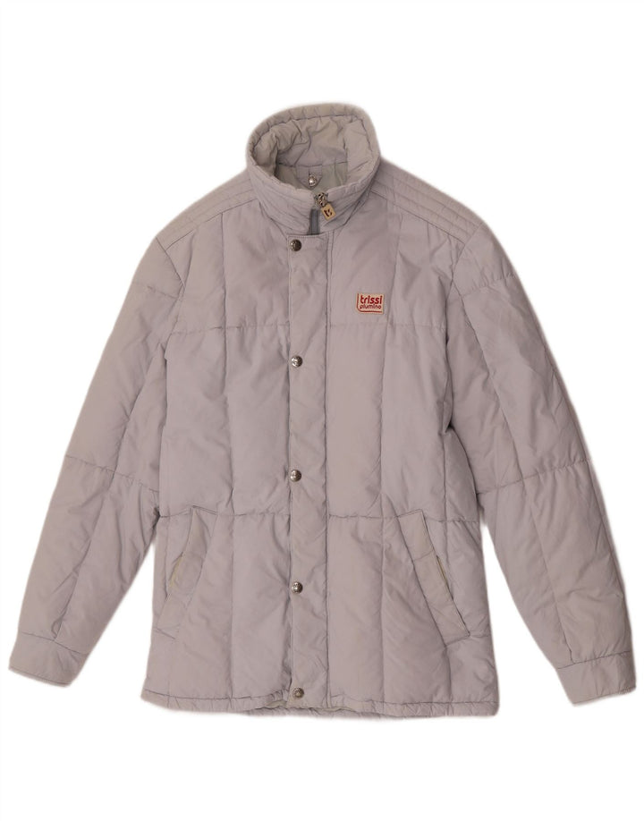 Женская стеганая куртка Trissi IT 46 большая синяя