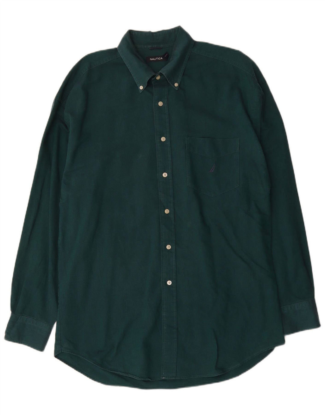 Мужская рубашка Nautica XL, зеленый хлопок