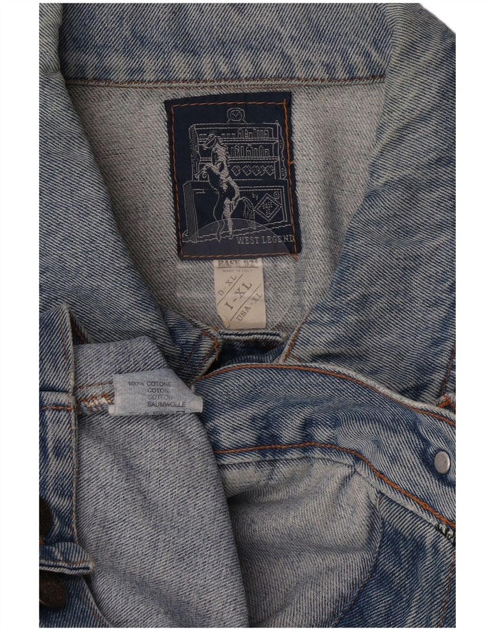 Мужская джинсовая куртка Base 92 UK 42 XL, синяя, хлопок