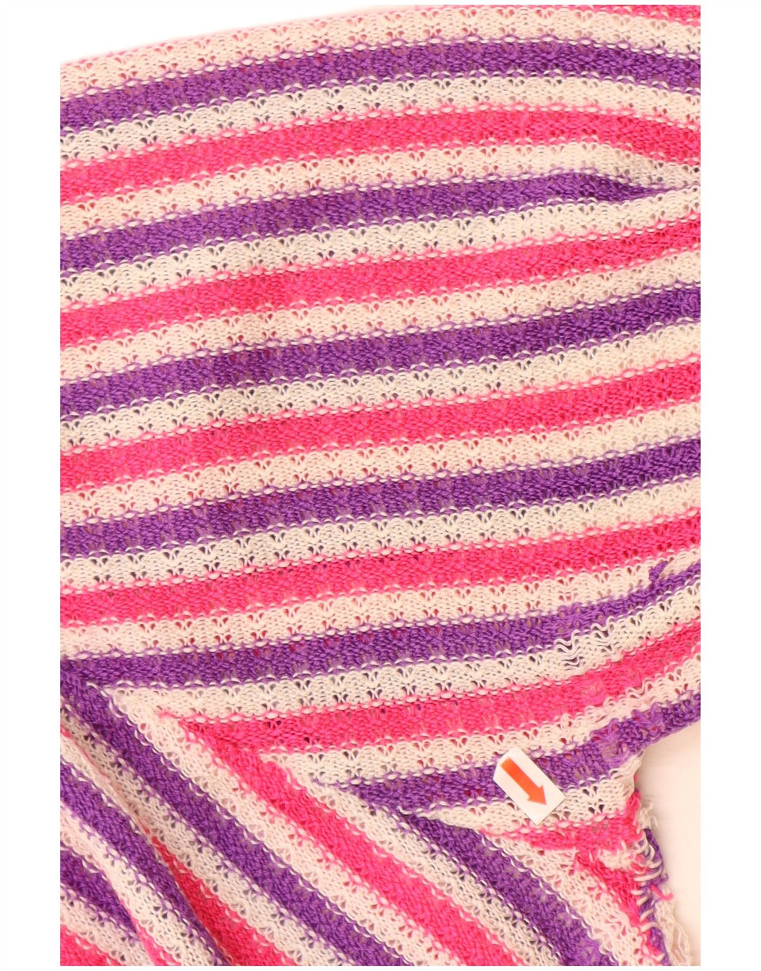 ВИНТАЖНЫЙ женский джемпер с вырезом «лодочка», Великобритания, 14, большие разноцветные полоски