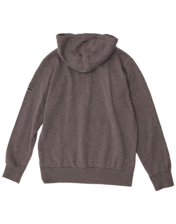 Женский джемпер с капюшоном Woolrich Penn-Rich, большой серый, хлопковый