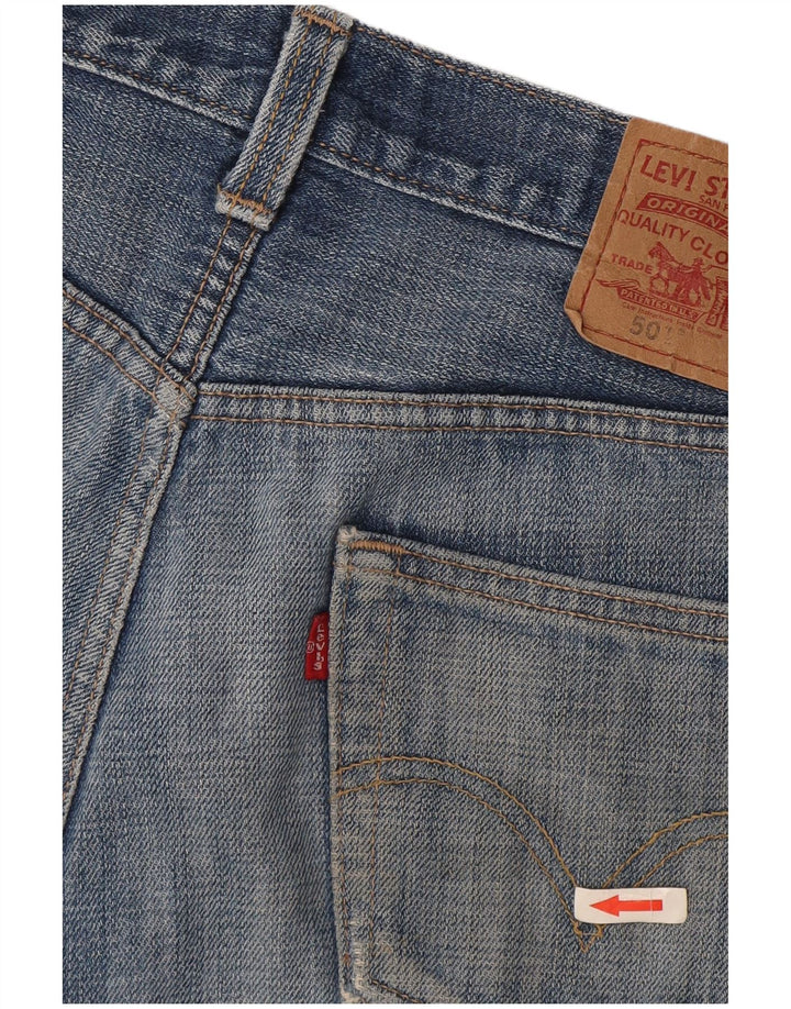 Женские джинсовые шорты Levi's 501 W30, средний синий, хлопок