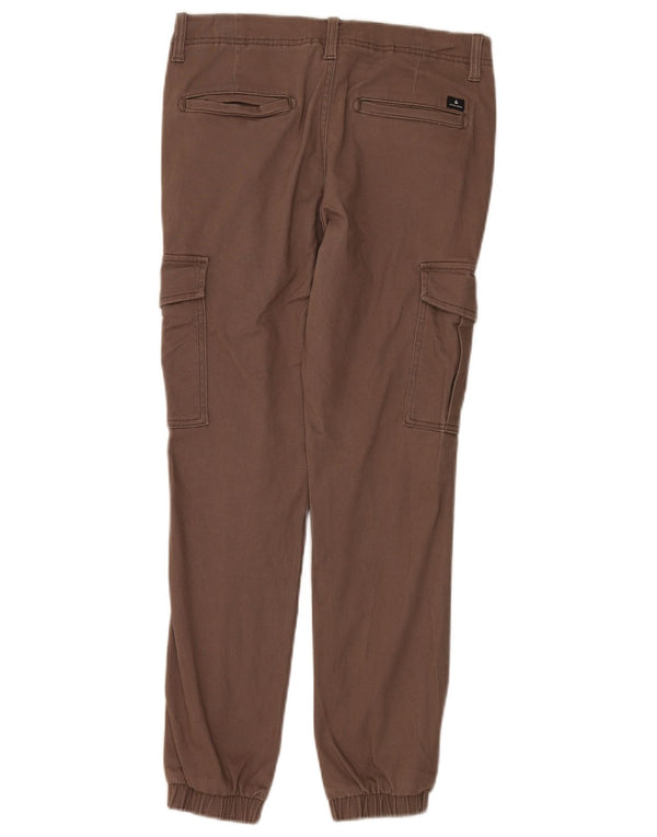 Мужские брюки-карго Jack & Jones Slim Joggers W29 L30, серые, хлопковые