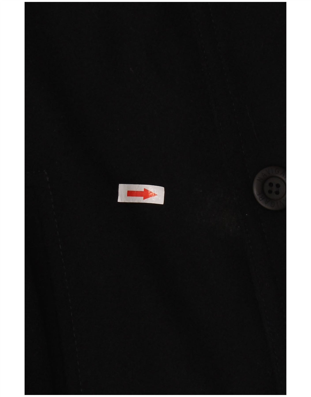 Мужское пальто NAVIGARE UK 38, среднее, черное, шерстяное