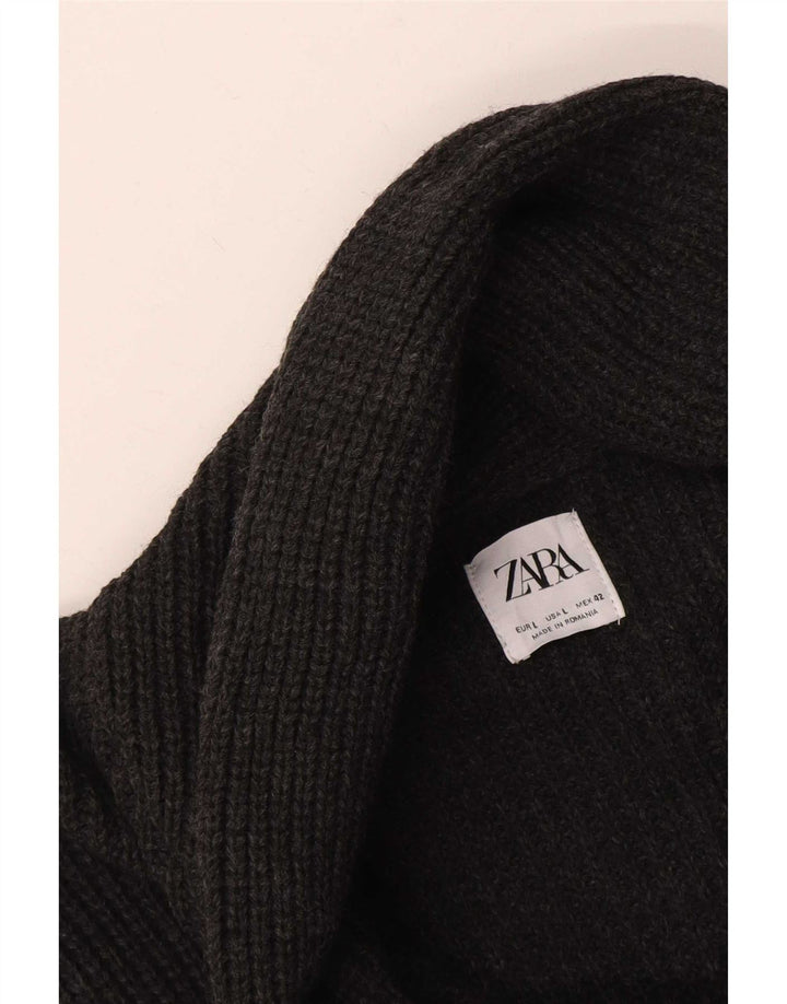 Мужской кардиган Zara, большой серый