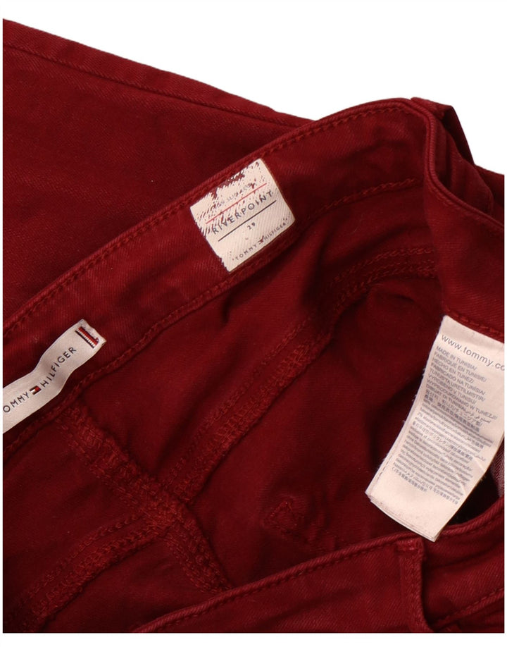 TOMMY HILFIGER Женские джинсы скинни Riverpoint W29 L28 Бордовый хлопок