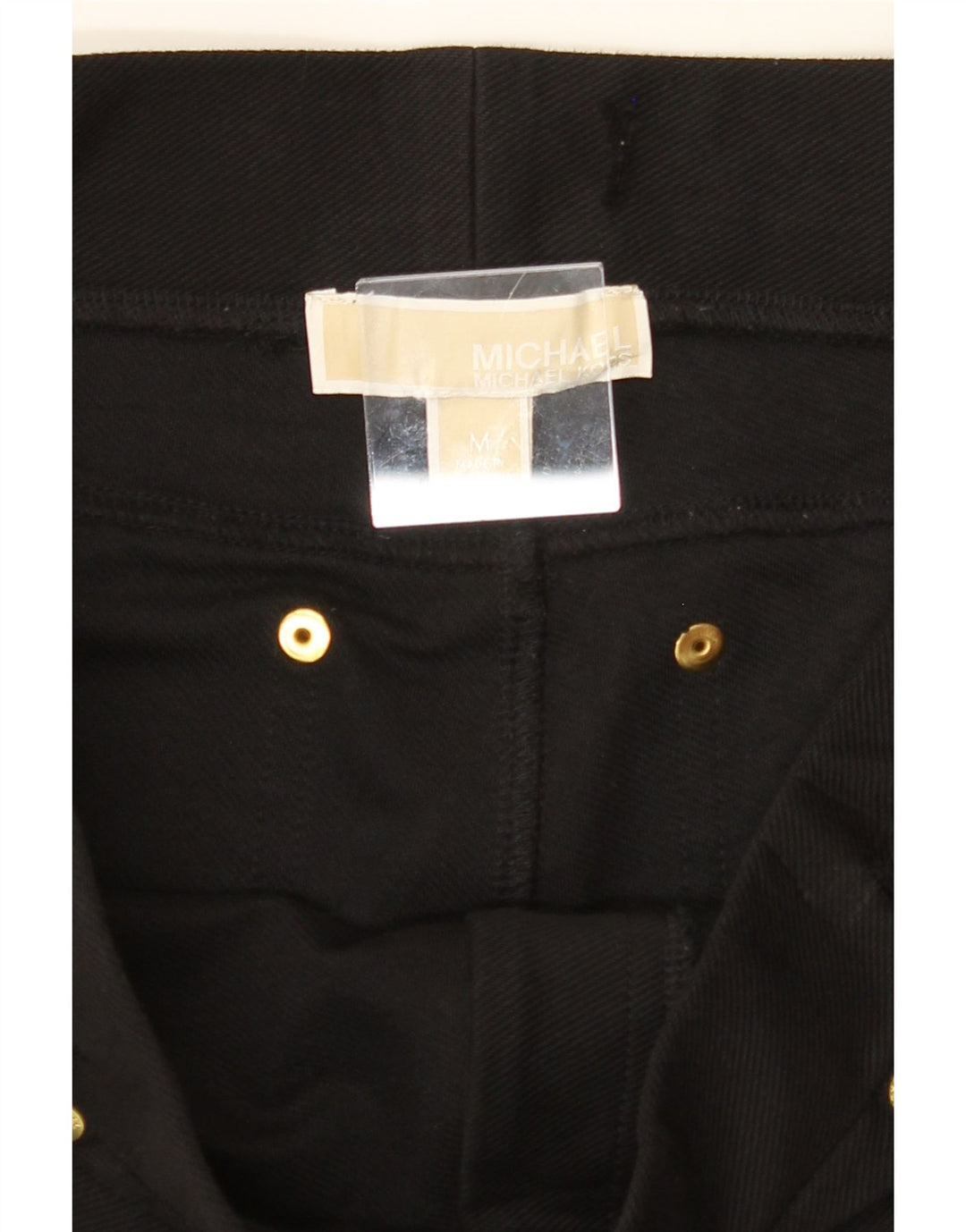 MICHAEL KORS Womens Slim Capri Trousers Medium W30 L23 Black Vintage Michael Kors and Second-Hand Michael Kors from Messina Hembry 