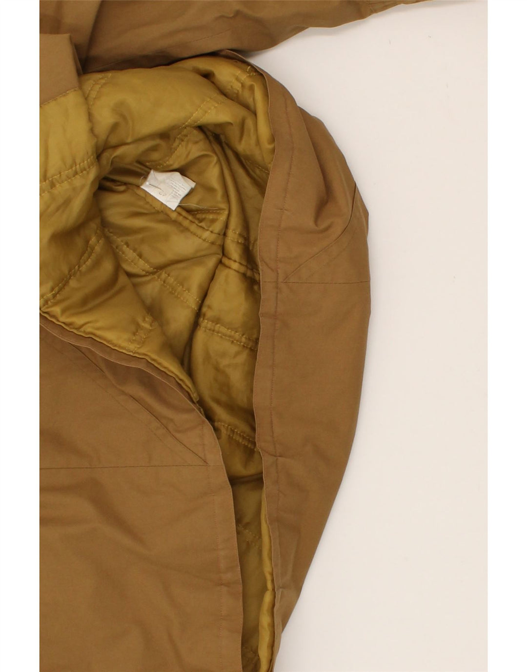VINTAGE Womens Windbreaker Jacket EU 42 Large Brown Cotton Vintage Vintage and Second-Hand Vintage from Messina Hembry 