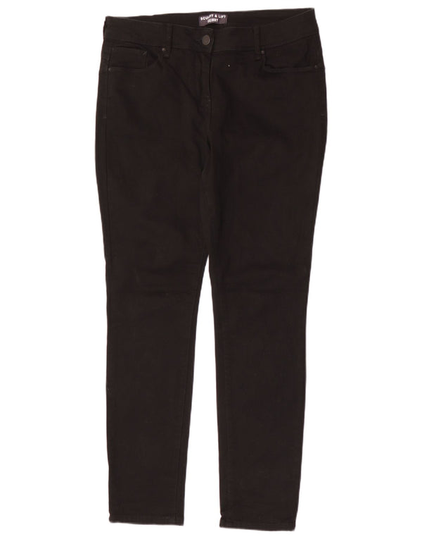Женские повседневные брюки Marks & Spencer Sculpt Lift UK 14 Medium W30 L29 Bla