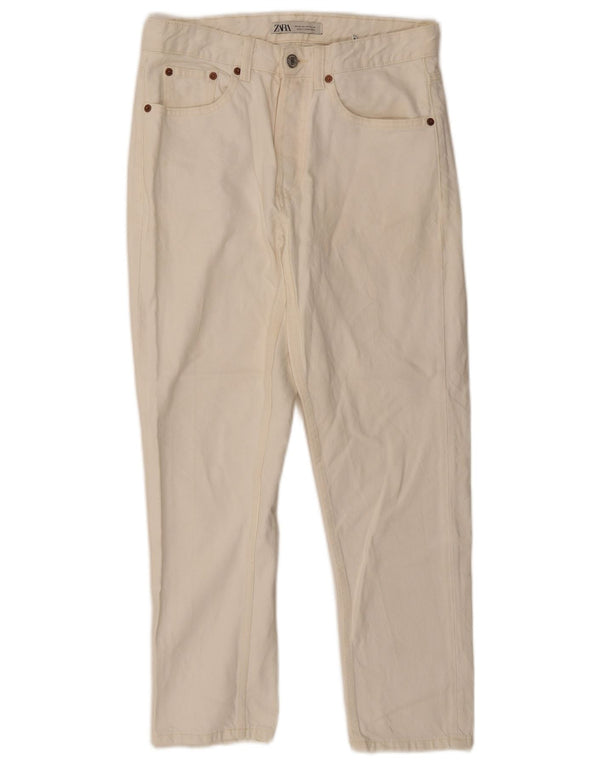 Мужские прямые джинсы Zara EU 36 XS W29 L27, белый хлопок