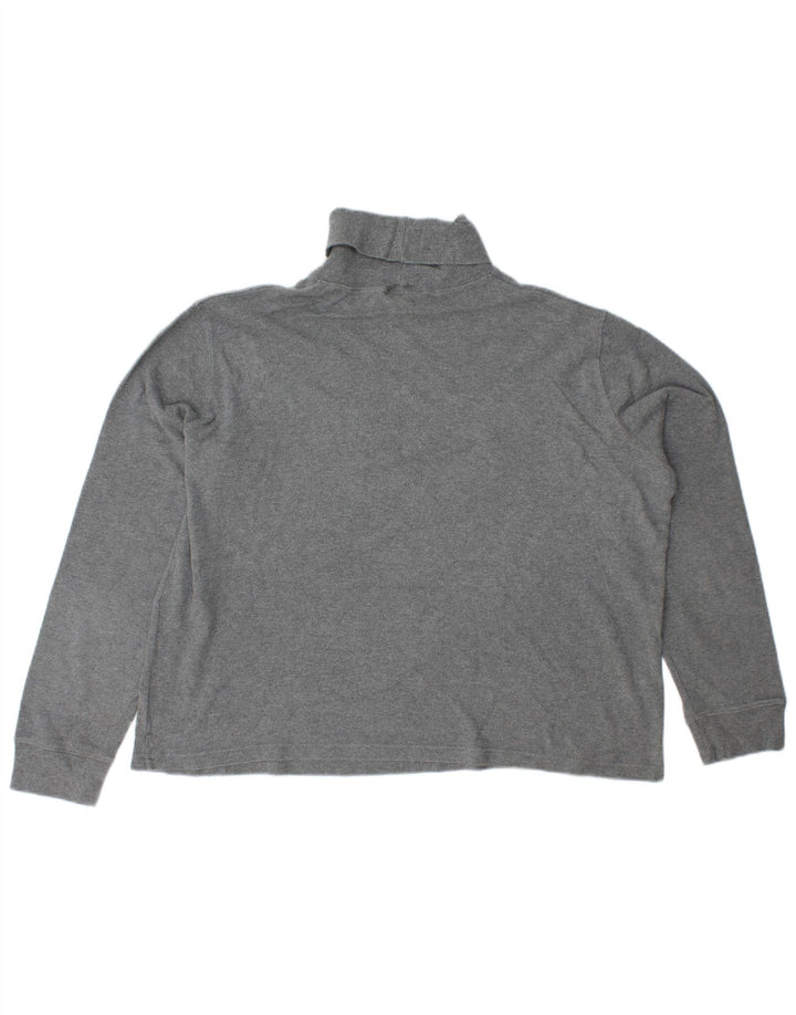 Женский джемпер с высоким воротником RALPH LAUREN, Великобритания, 18 XL, серый хлопок
