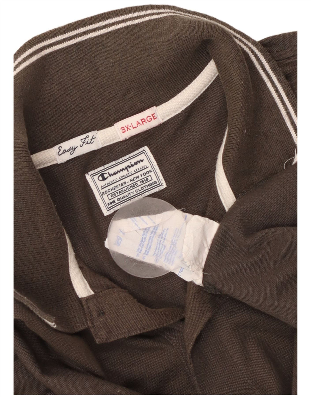 Мужская рубашка поло CHAMPION Easy Fit 3XL, коричневый хлопок